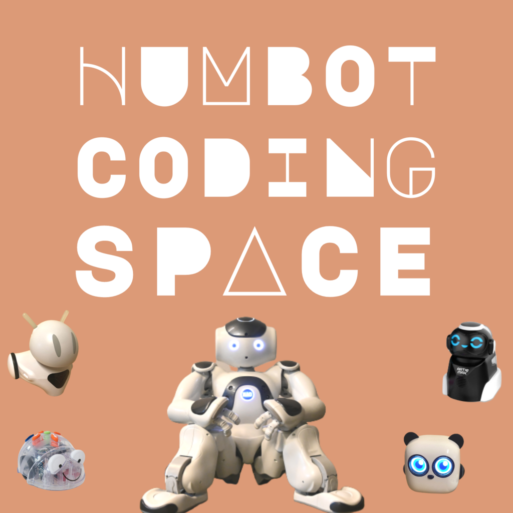 HumBot Coding Space - Rollende Roboter mit Tasten, Farben und Fernbedienungen steuern